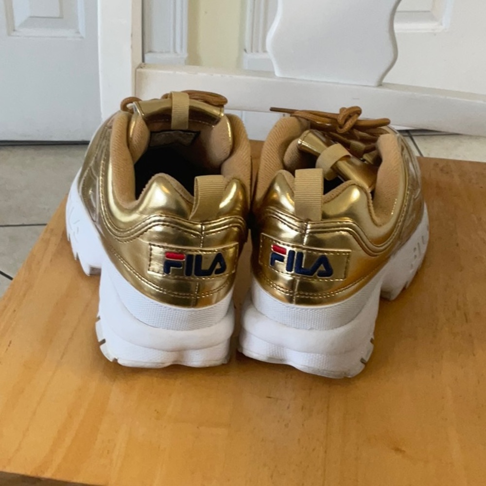 Fila Metallic Gold Sneakers - Picture 4 of 8